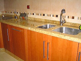 Kitchen: sink, appliances. Kitchens, kitchen appliances, doors